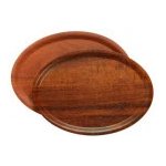 Ovale Tabletts, Holz