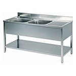 Spltisch mit Bodenablage Bautiefe: 800mm