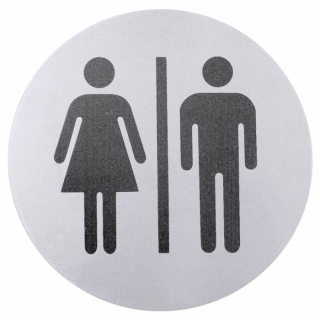 Toiletten - Türsymbol DAME / HERR