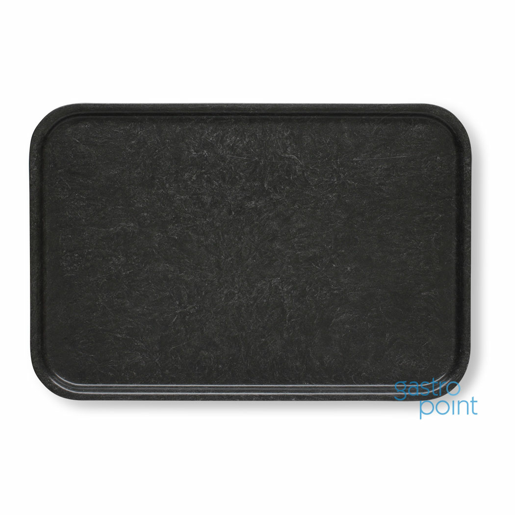 Cambro 24x Fast Food Tablett (1014FF110), Polypropylen, Schwarz, Hohes
