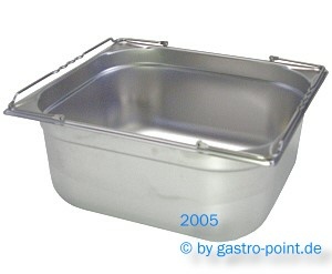 1/2 Gastronorm - Behälter, mit Bügelgriffen, Tiefe: 65 mm, von B.PRO