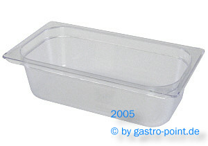 1/3 GN - Behälter, Kunststoff (Polycarbonat), Tiefe: 100 mm, von B.PRO