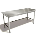 Edelstahl - Tisch ohne Boden 600x800x850mm