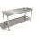 Edelstahl - Tisch ohne Boden 800x800x850mm