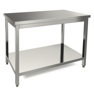 Arbeitstisch aus Edelstahl 2100x600x850mm